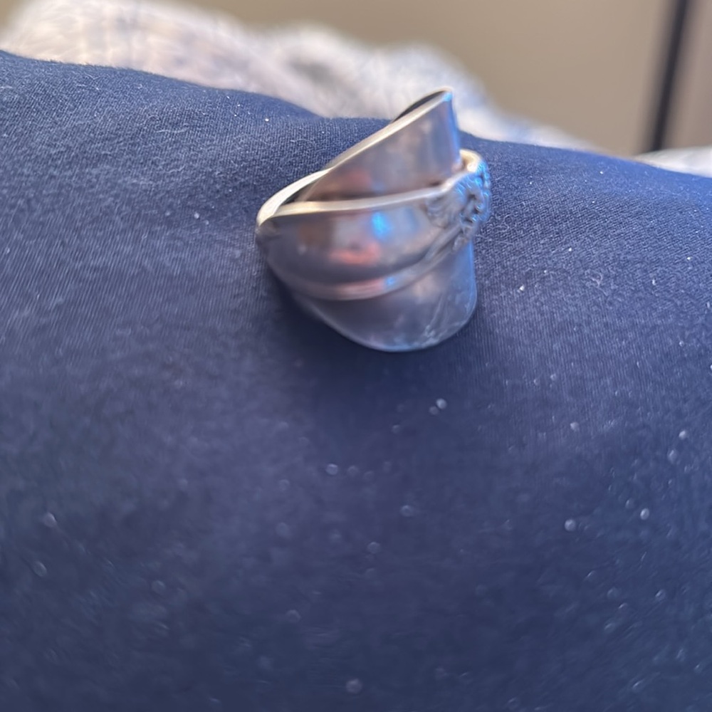 Spoon Handle Ring. Sterling Silver. - image 2